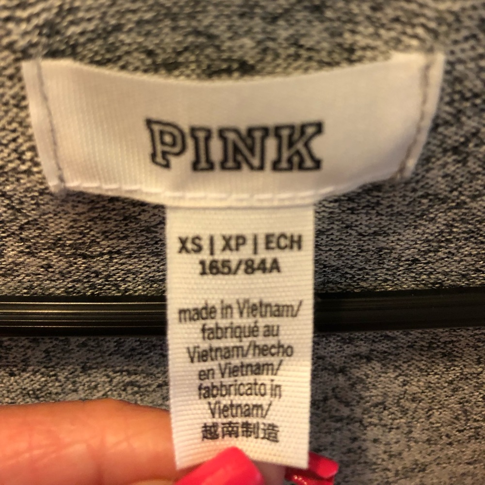 NEW PINK Victoria’s Secret XS hoodie sweatshirt - Picture 5 of 14